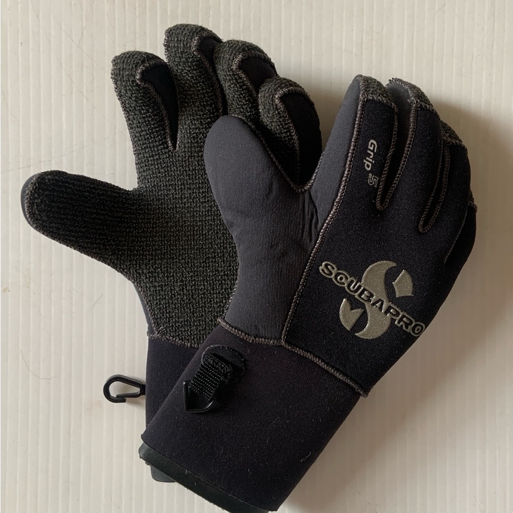 Scubapro Black Diving Gloves